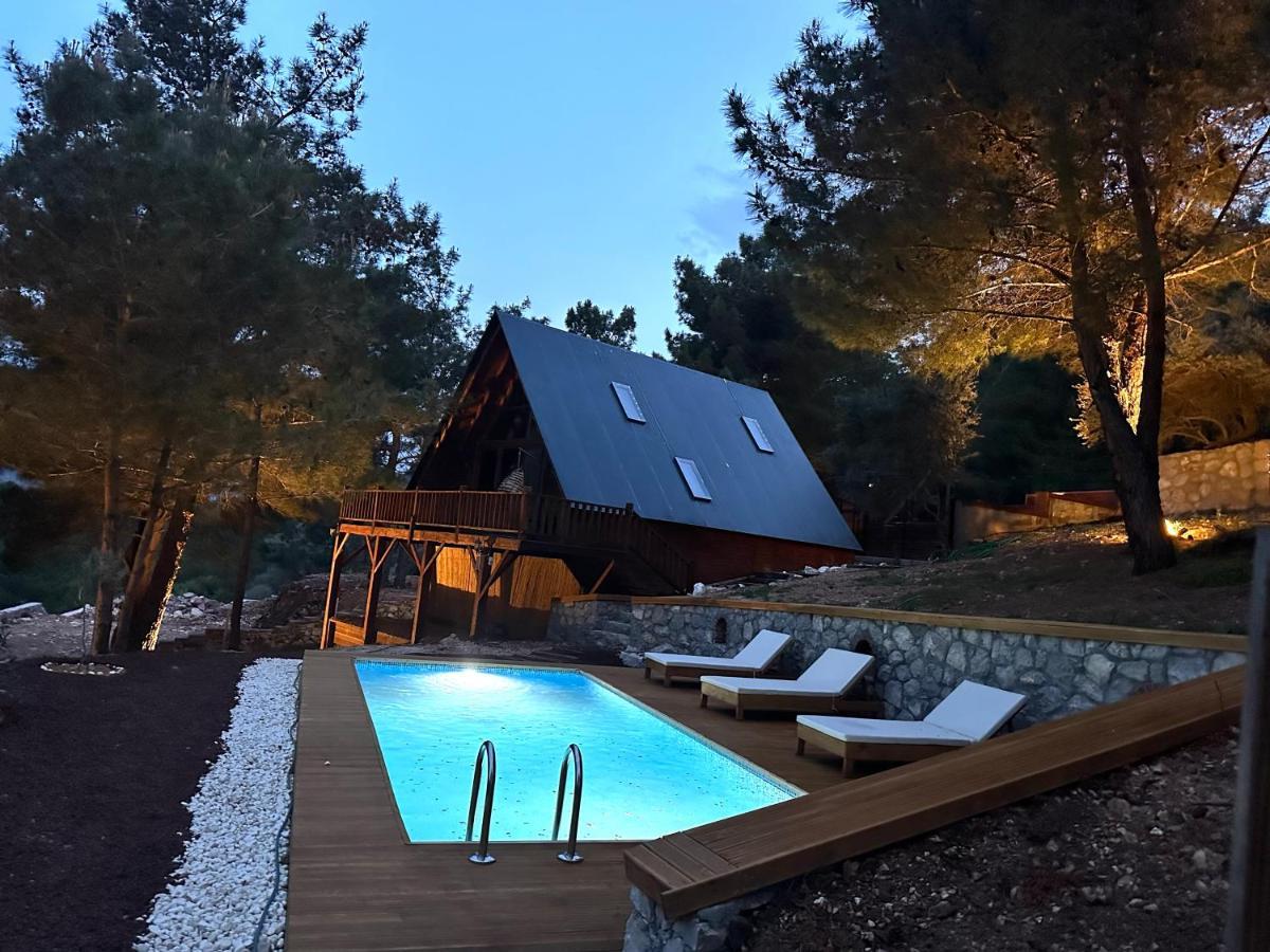 Panurlawoodenhouse Oezel Havuz& Sauna Mavi Екстериор снимка