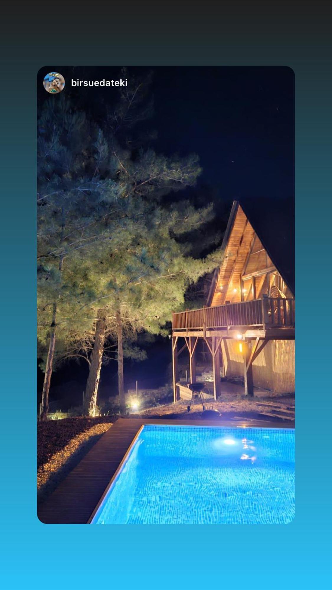 Panurlawoodenhouse Oezel Havuz& Sauna Mavi Екстериор снимка