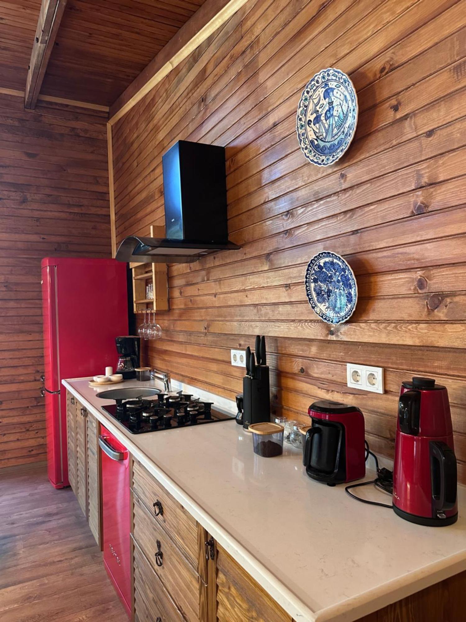 Panurlawoodenhouse Oezel Havuz& Sauna Mavi Екстериор снимка